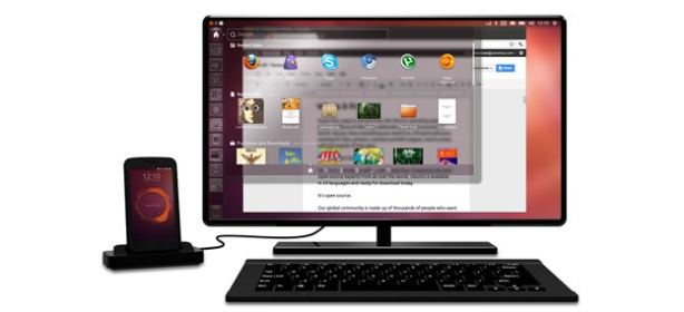 Cu noul Ubuntu veti putea literalmente sa va aduceti desktopul pe telefon